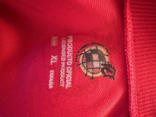 Sudadera de la selección Española.