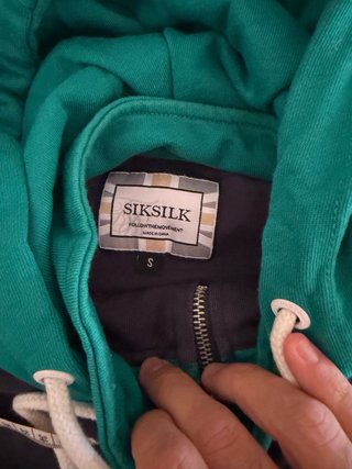 Sudadera SikSilk Azul y Verde