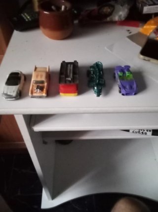 Hot Wheels 5 autos de juguete