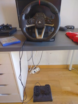 F1 2021 PS4 Videojuego Oficial + Volante HORI