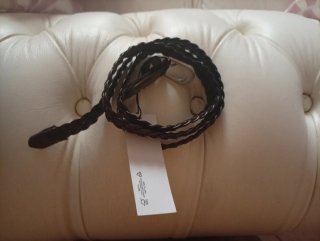 Cintura donna sottile intrecciata