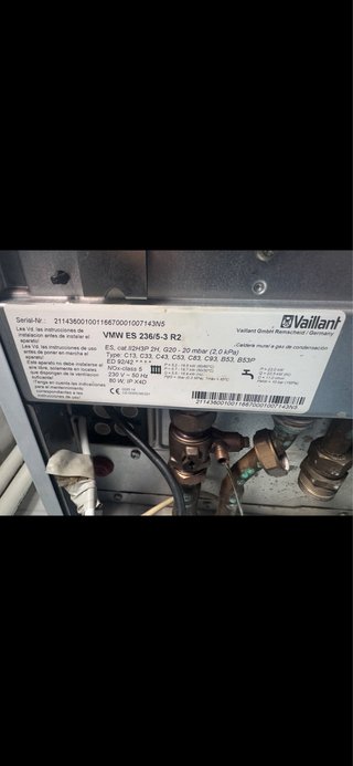 Caldera Vaillant Ecotec Condensación como nueva