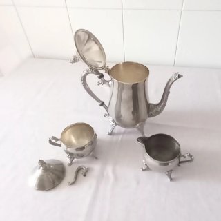 Juego de café, de alpaca