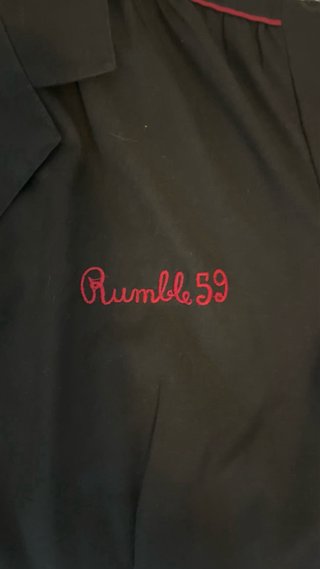 Camiseta Rumble 59 Vintage Negra