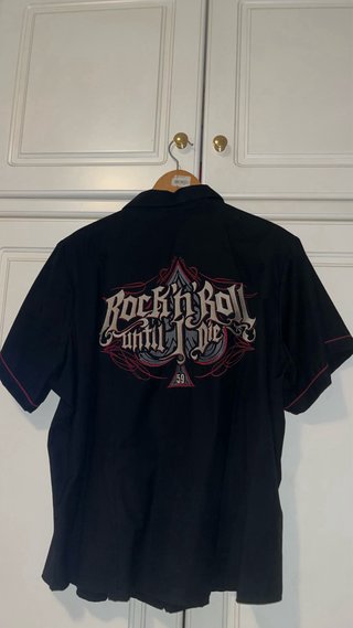 Camiseta Rumble 59 Vintage Negra