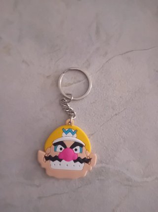Portachiavi Wario Mario Bross in morbido silicone