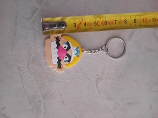 Portachiavi Wario Mario Bross in morbido silicone