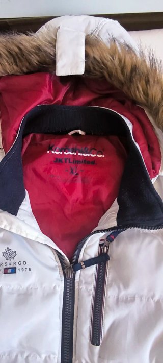 Chaqueta Invierno Koroshim Blanca Talla XL