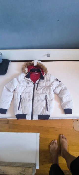Chaqueta Invierno Koroshim Blanca Talla XL