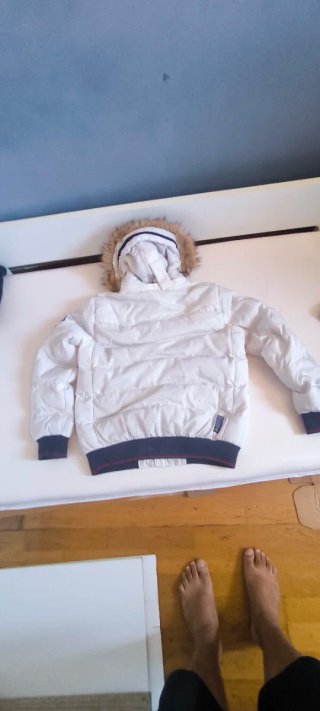 Chaqueta Invierno Koroshim Blanca Talla XL