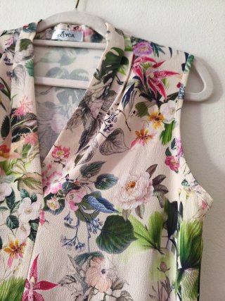 Blusa ELYCA L Estampada Flores