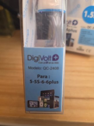 Cargador DigiVolt 1.5A para iPhone 5-6