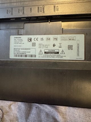 Samsung TU43U8005KXXC 43" LED 4K Ultra HD Smart TV