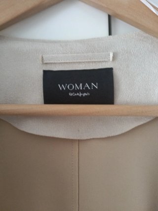Chaqueta ante beige