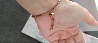 Pulsera Pandora Oro Rosa Ajustable