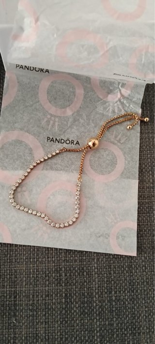 Pulsera Pandora Oro Rosa Ajustable