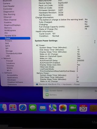 MacBook Pro 2017 13’ 250 GB