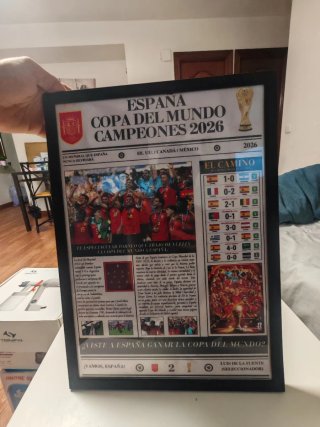 Cuadro España Campeones Mundial 2026