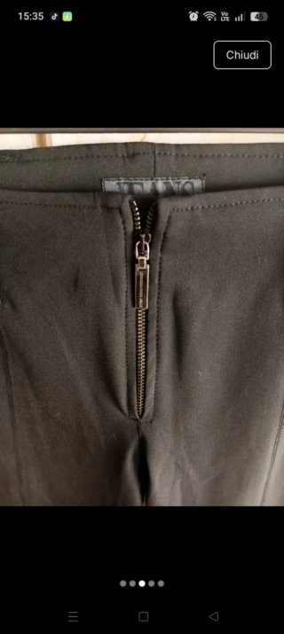 Pantaloni Roccobarocco neri taglia 48