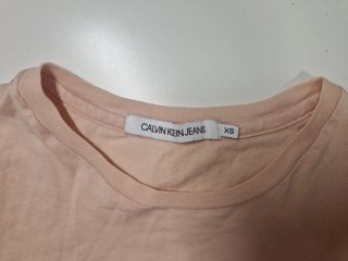 Camiseta Calvin Klein Jeans Rosa Talla XS