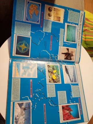 Álbum El Planeta Azul Panini 90s COMPLETO