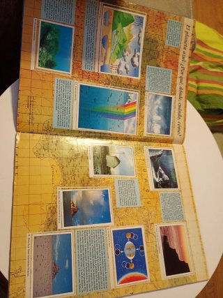 Álbum El Planeta Azul Panini 90s COMPLETO