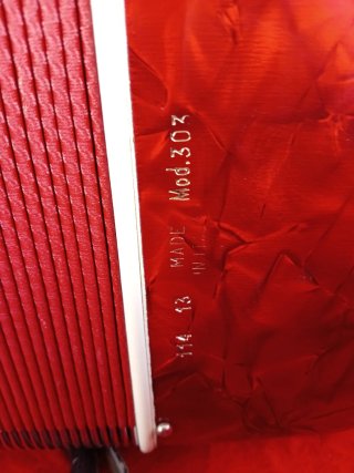 Fisarmonica Excelsior rossa