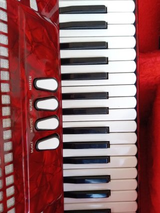 Fisarmonica Excelsior rossa