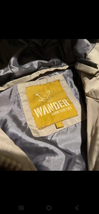 Piumino WANDER beige taglia M vintage