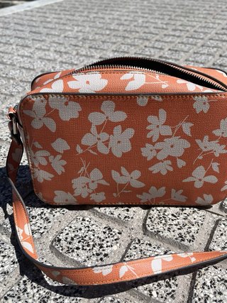 Mala Tiracolo Floral Laranja | Shoulder Bag | Y2K