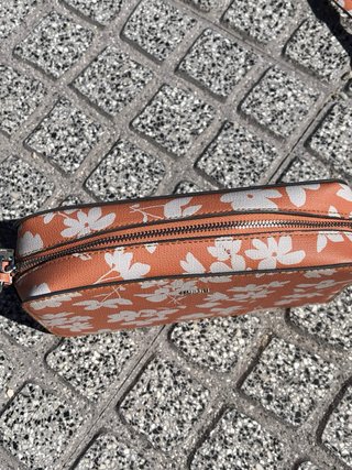 Mala Tiracolo Floral Laranja | Shoulder Bag | Y2K