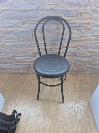 Juego de 4 sillas de comedor negras