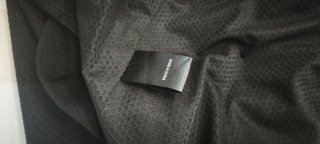 Blazer bomber Americana negra con detalles blancos