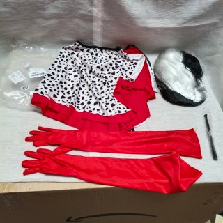 Disfraz Cruella 4 piezas Mujer Talla Única
