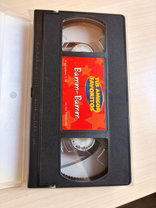 Cinta VHS Tus Amigos Favoritos Bamm-Bamm