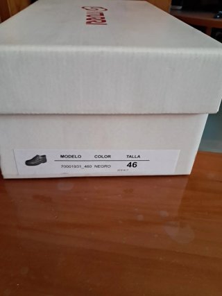Zapatos de cordones negros 46
