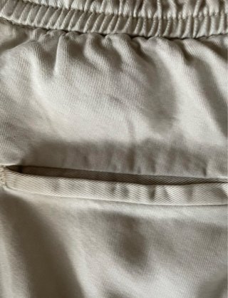 Pantalón Zara Beige Algodón