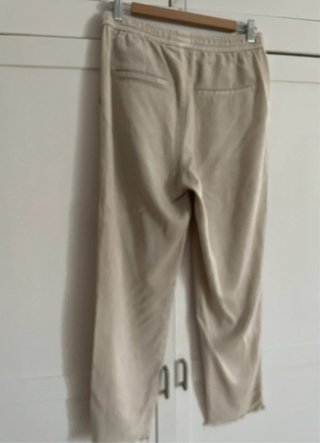 Pantalón Zara Beige Algodón