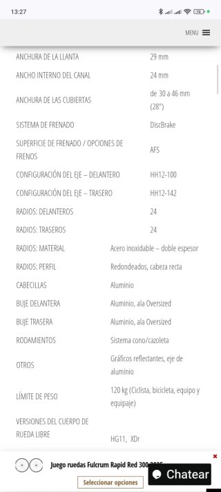 Ruote Fulcrum Rapid Red 300
