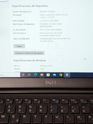 Dell Latitude 7390 Táctil 16GB RAM