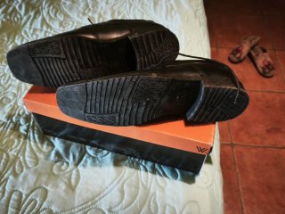 Zapatos de piel negros