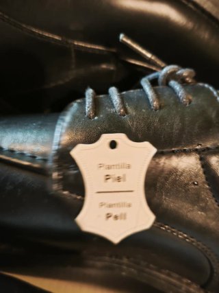 Zapatos de piel negros