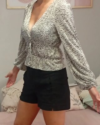 Blusa Pull&Bear Estampada T.M