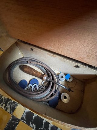 Máquina de coser Wertheim con mueble