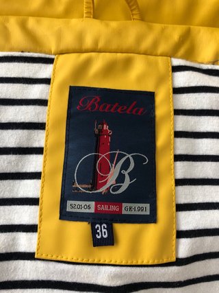 Chubasquero Bátela amarillo talla S
