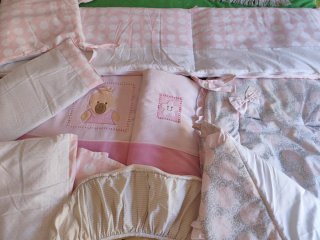 Funda carrito y ropa de cuna