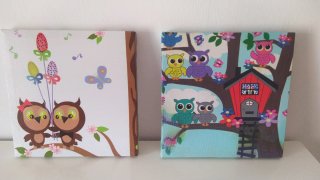 Cuadros infantiles de tela
