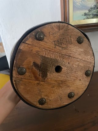 Lámpara de mesa vintage / Lámpara de noche a pilas