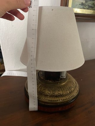 Lámpara de mesa vintage / Lámpara de noche a pilas