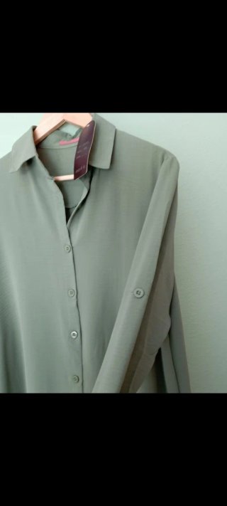 Camisa verde mujer talla única nueva
